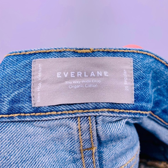 EVERLANE The Way Wide Crop Shorts Womens Size 25 - Picture 6 of 9